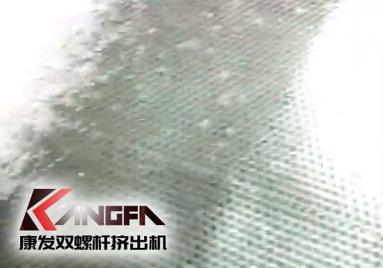 康發(fā)雙螺桿水環(huán)切粒機組，造粒大小均勻,無粘粘！