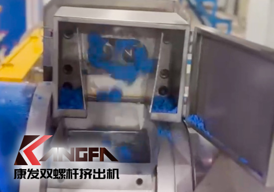 JSH雙階式85/200單、雙螺桿擠出機(jī)電纜料生產(chǎn)線試機(jī) 產(chǎn)量達(dá)1.5噸/每小時