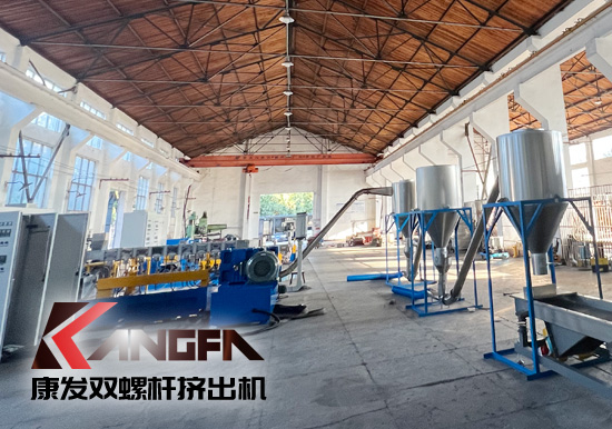 雙螺桿擠出機設備螺桿料筒常見故障維修 康發(fā)雙螺桿擠出機