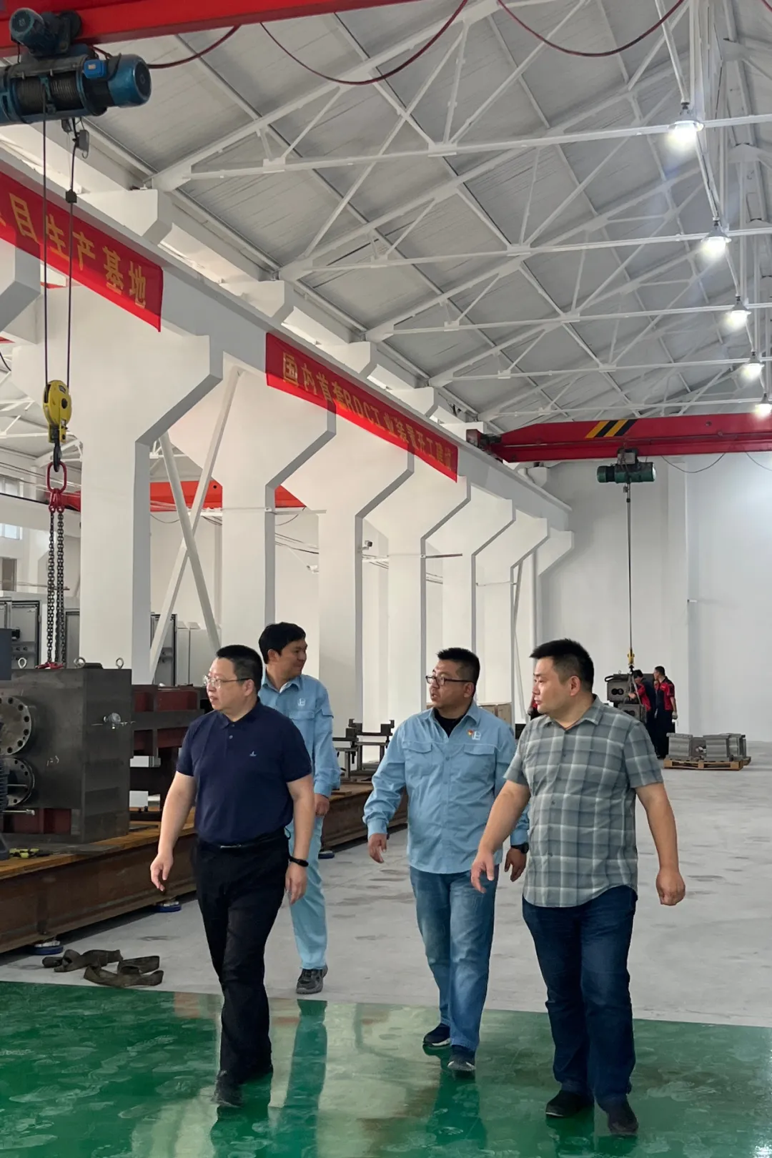 歡迎中石化李明豐董事長一行蒞臨康發(fā)指導